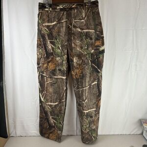 Von Lamezan Pants Mens XL Brown Camo Fleece Lined Insulated Hunting Outdoor